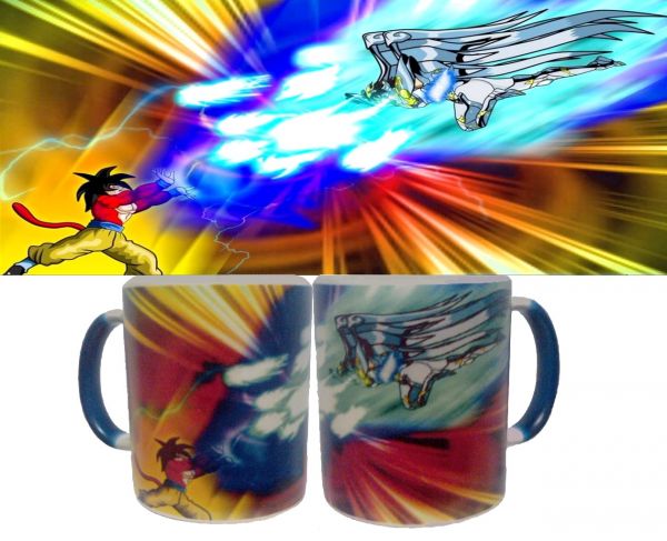 Caneca goku vs seiya