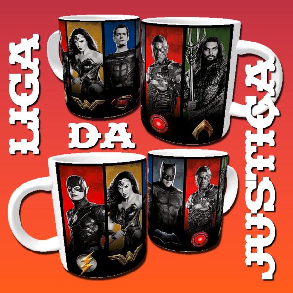 Caneca Liga da Justiça-Filme