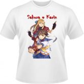 Camisa Sakura e Karin