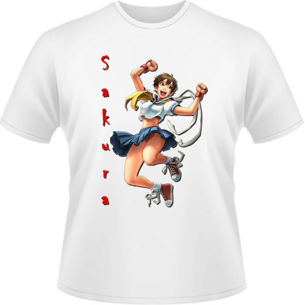 Camisa Sakura 01 Street Fighter